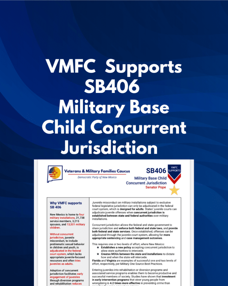 Read more about the article VMFC Supports SB406 Military Base Child Concurrent Jurisdiction