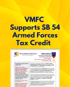 Read more about the article VMFC Supports SB54/HB433 Armed Forces Tax Credit