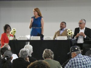 Congresswoman Melanie Stanford Addresses Veterans Town Hall