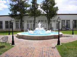 A Fountain in front of the State Veterans Home