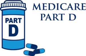 Part D Logo with Pills and Pill Bottle